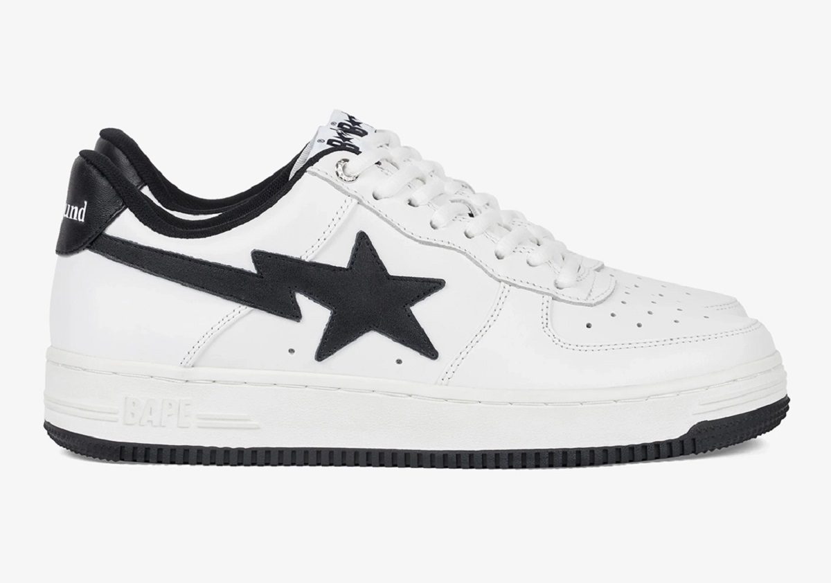 JJJJound x BAPE STA White/Black Minimalist Collaboration 2023 - Female ...