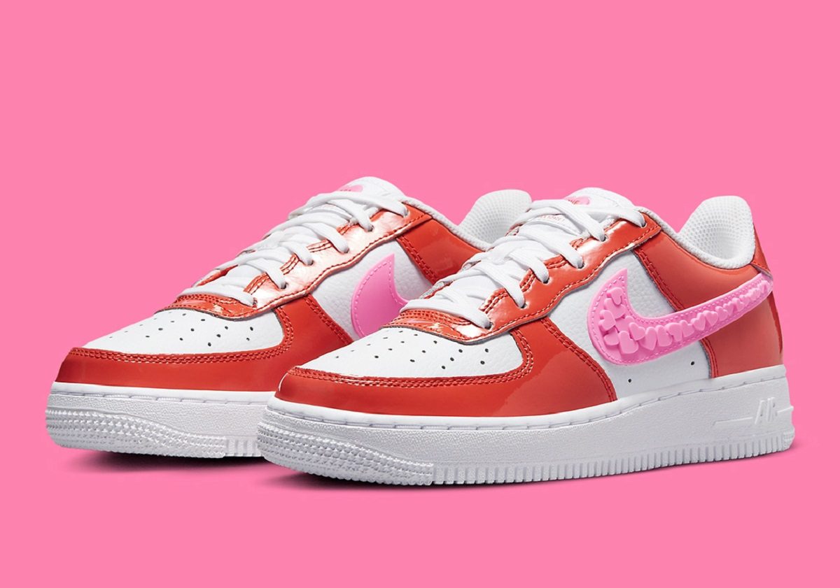 Heart Decorated Nike Air Force 1 Low Valentine’s Day FD1031-600 ...