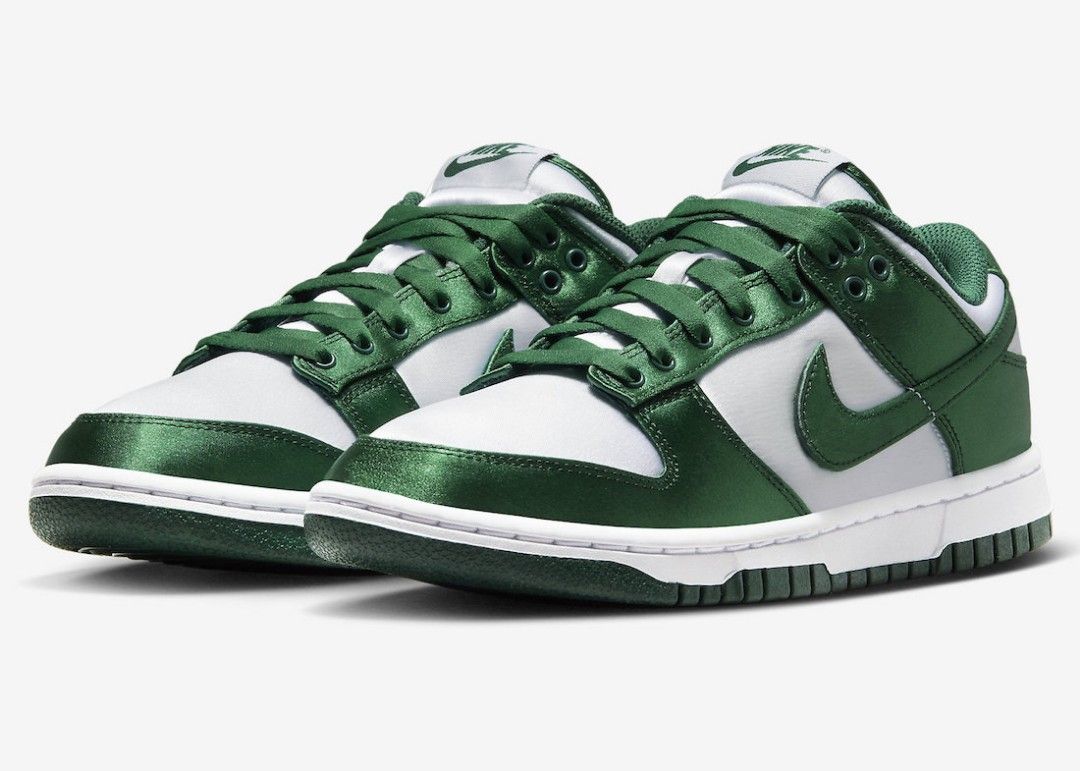 Satin Serenity: Unveiling the Nike Dunk Low in Enchanting Green DX5931 ...
