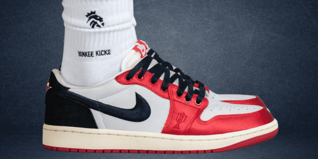 The Trophy Room x Air Jordan 1 Low OG Away Collaboration